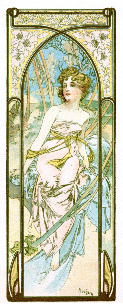 Helligkeit des Tages, 1899 von Alphonse Mucha