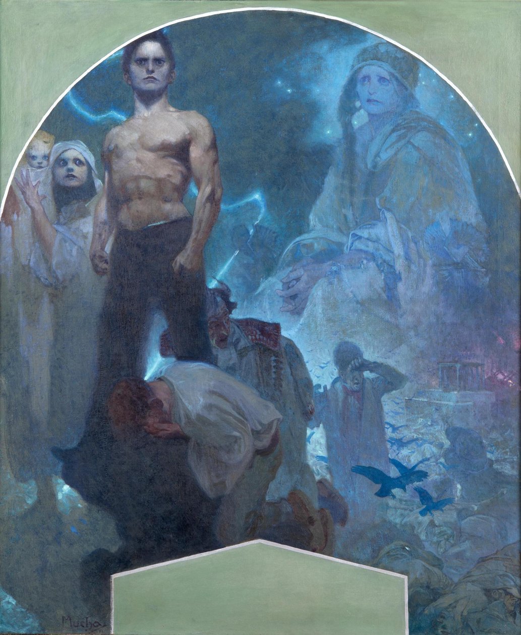 Durch eigene Kraft II, 1911 von Alphonse Mucha