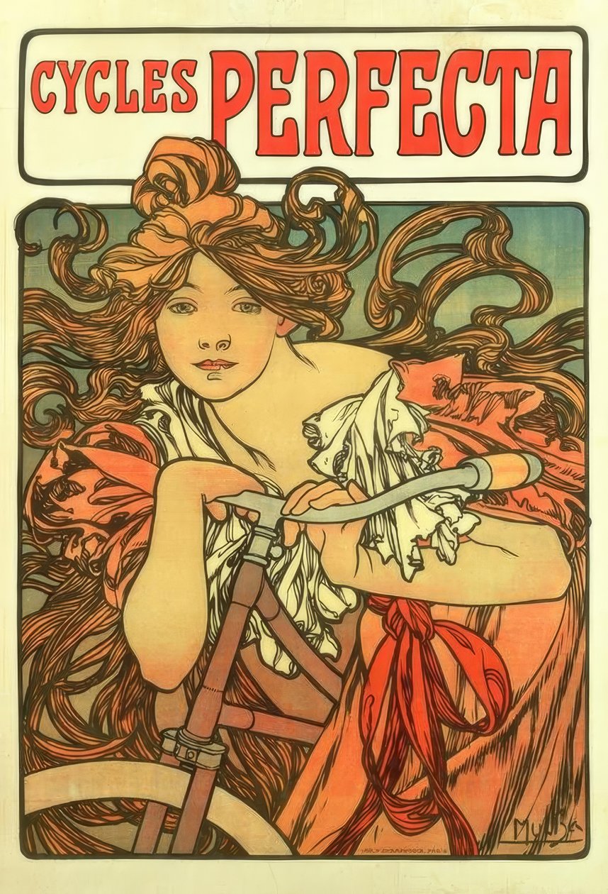 Cycles Perfecta von Alphonse Mucha