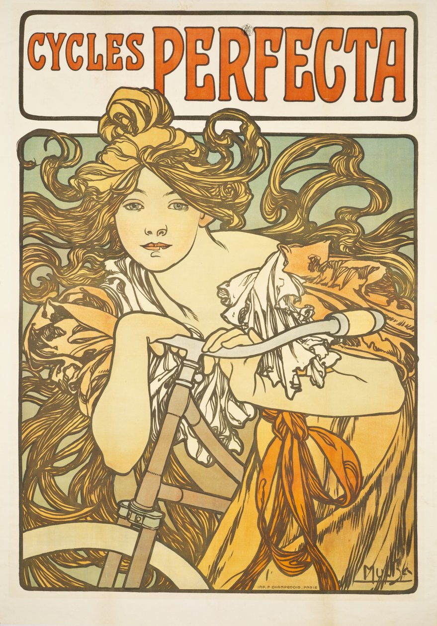 Cycles Perfecta, 1897 von Alphonse Mucha