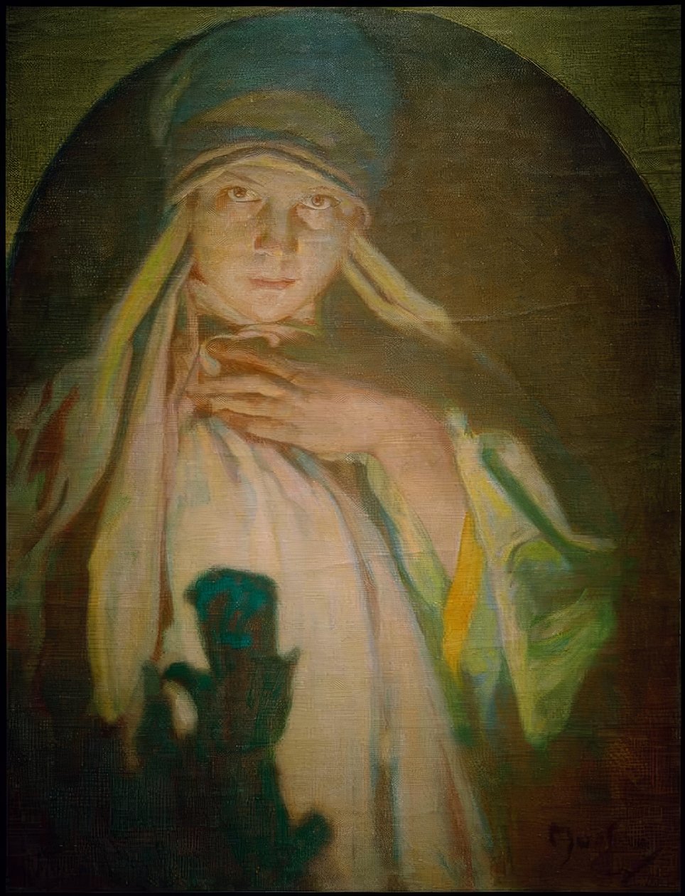 Die Zauberin von Alphonse Mucha