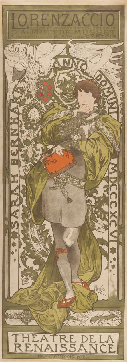 Lorenzaccio, 1896 von Alphonse Mucha