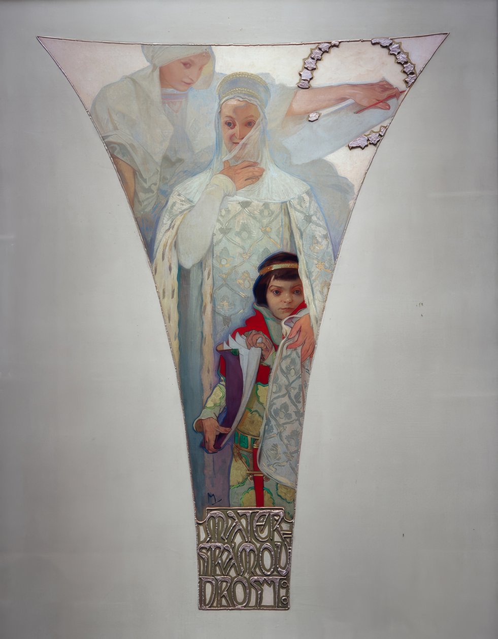 Mütterliche Weisheit – Eliska Premyslovna von Alphonse Mucha