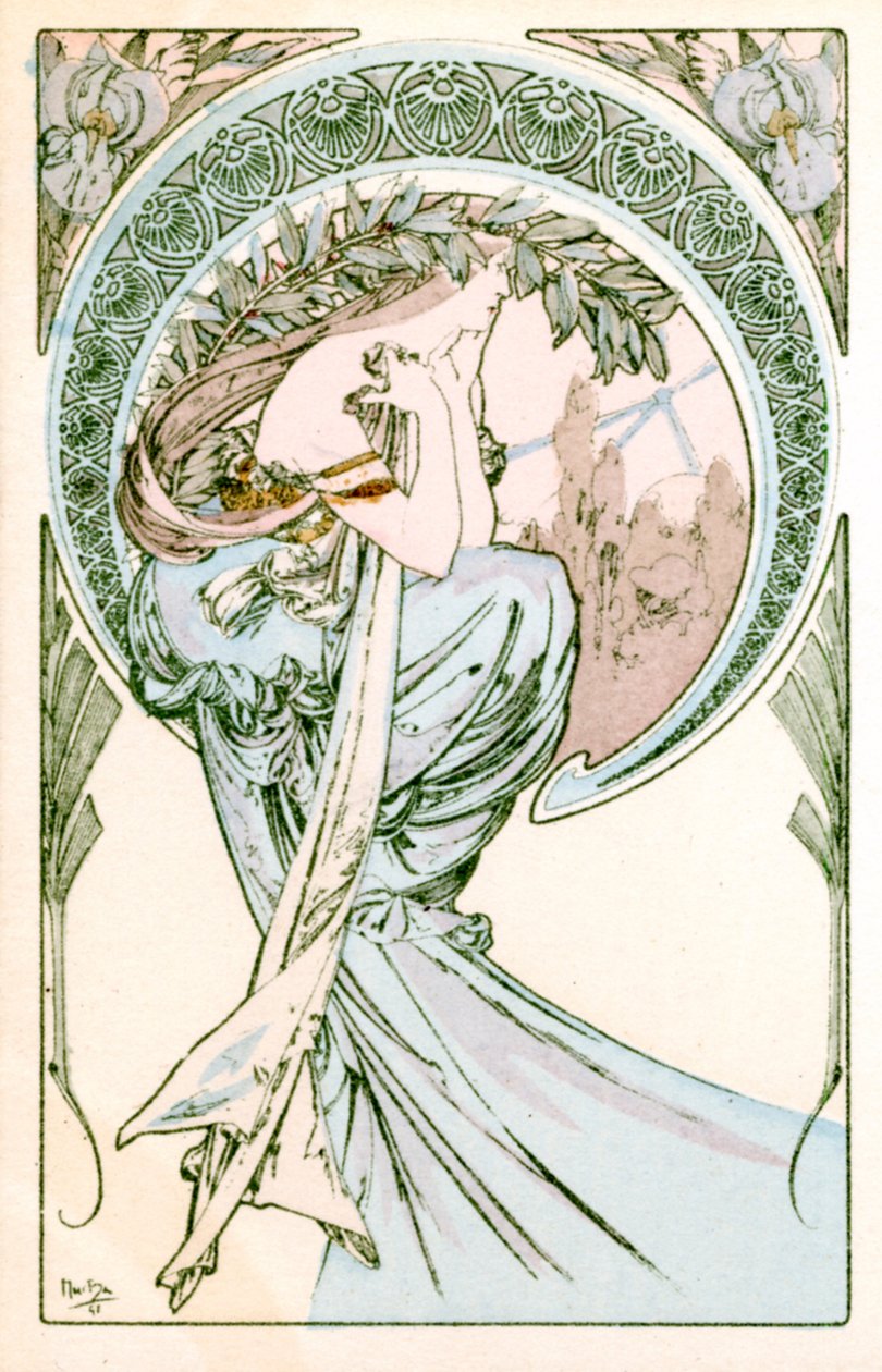Poesie, 1900 von Alphonse Mucha