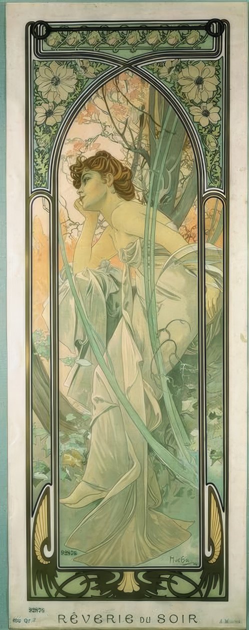 Reverie du Soir von Alphonse Mucha