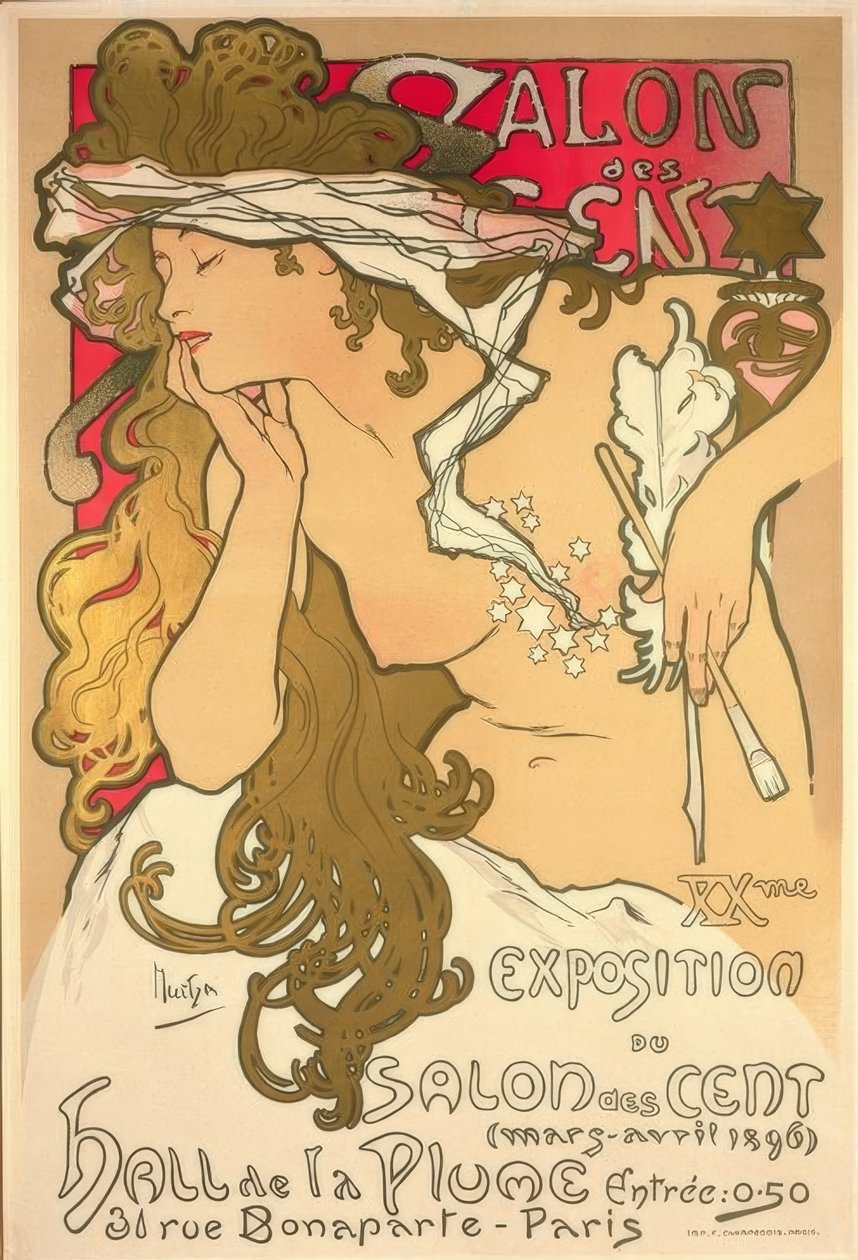 Salon des Cent von Alphonse Mucha