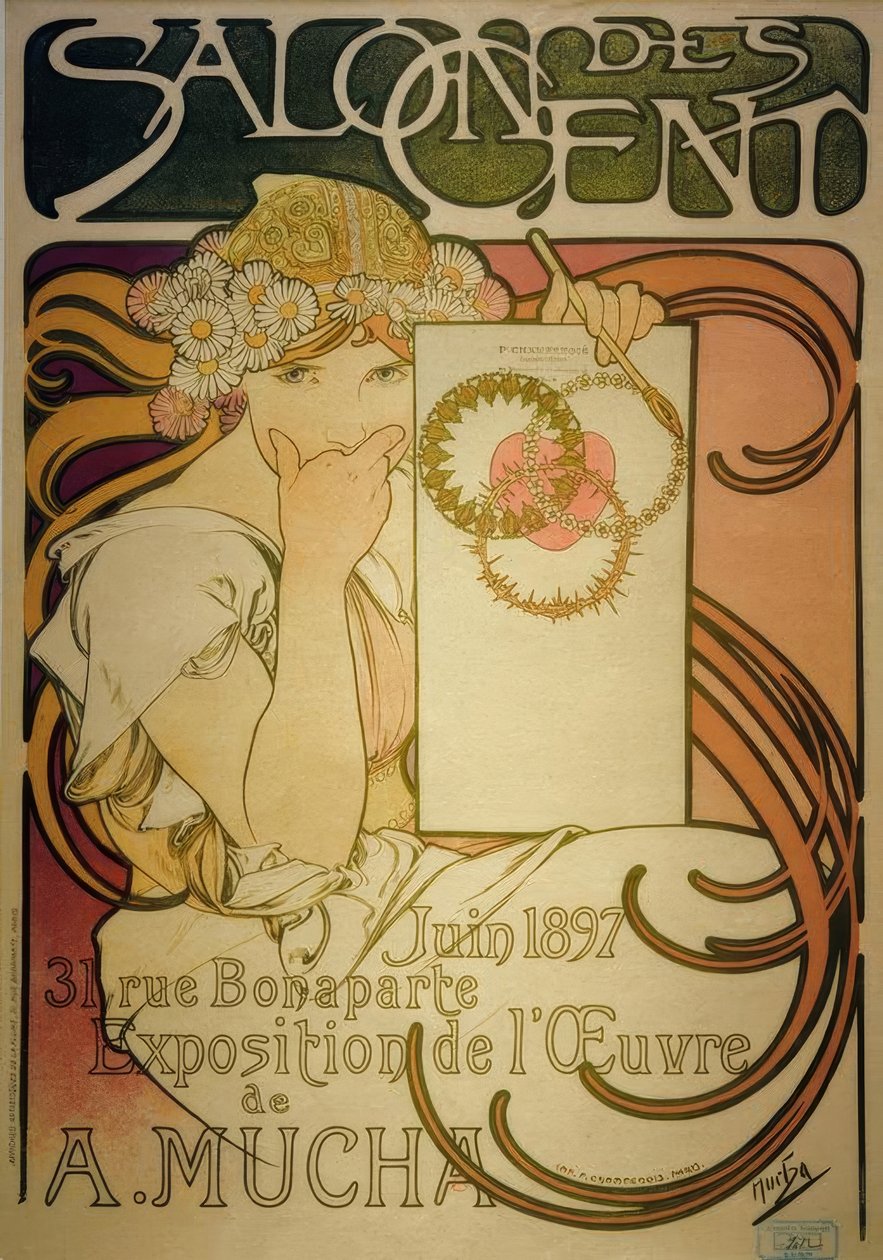Salon des Cent von Alphonse Mucha