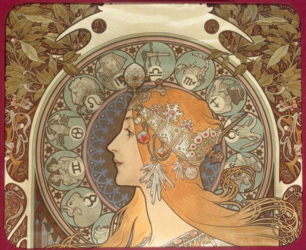 Zodiaque von Alphonse Mucha