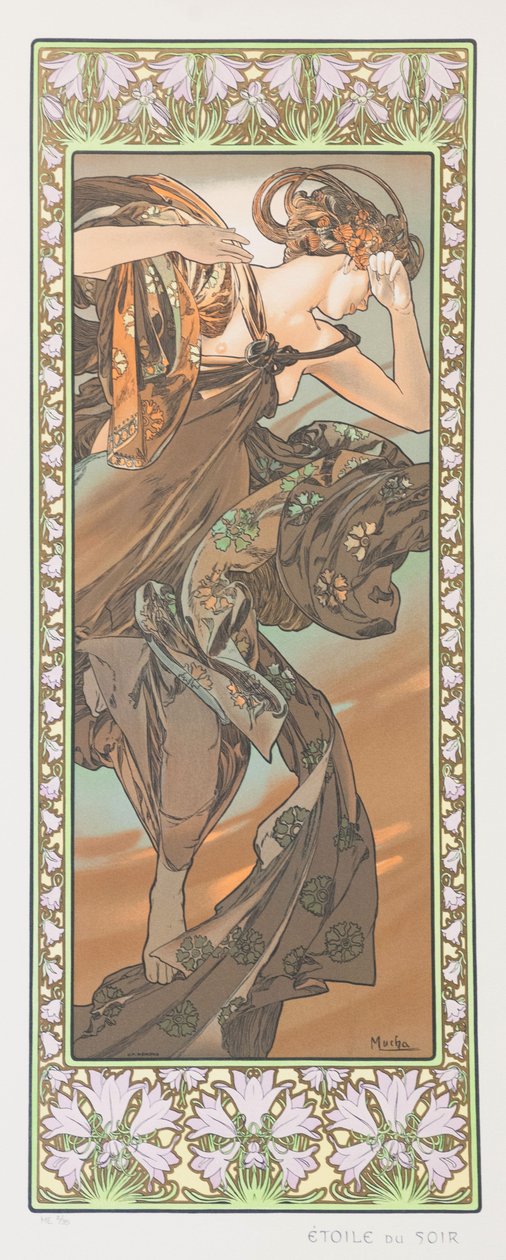 Étoile Du Soir Der Abendstern, 1902 von Alphonse Mucha