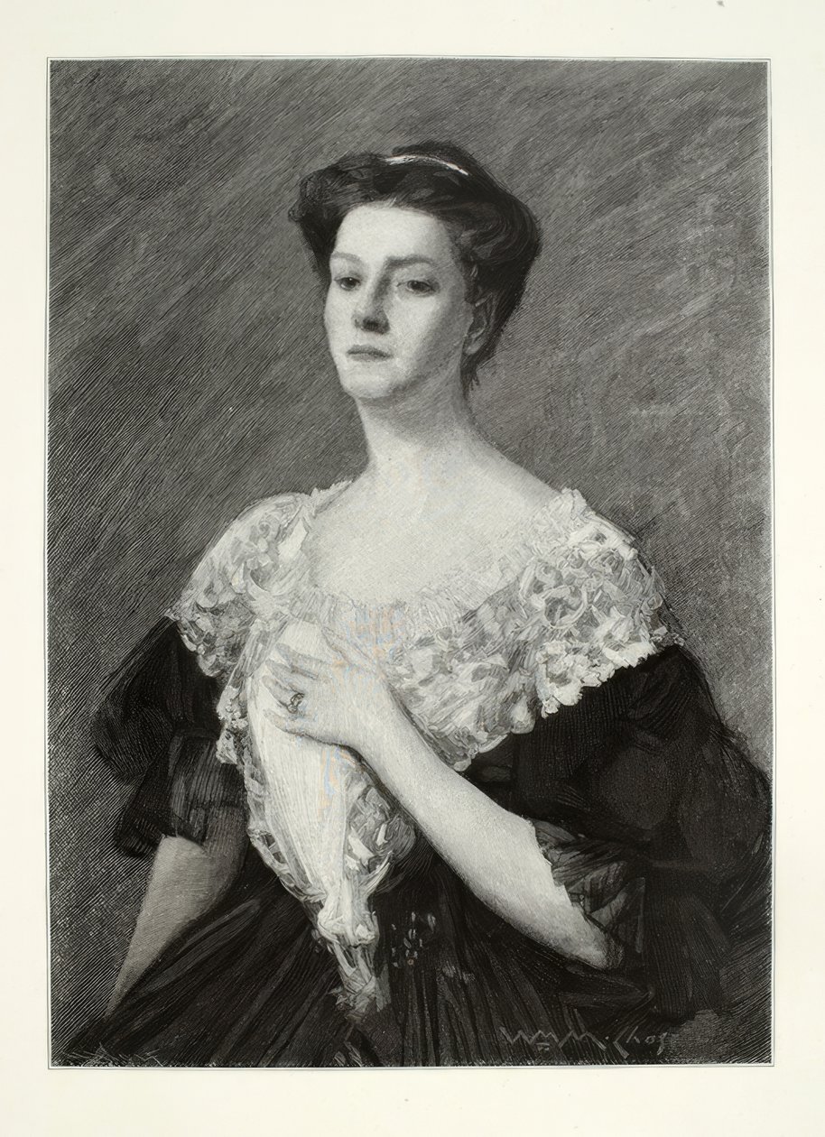 Porträt einer Frau von Alsace Henry Wolf