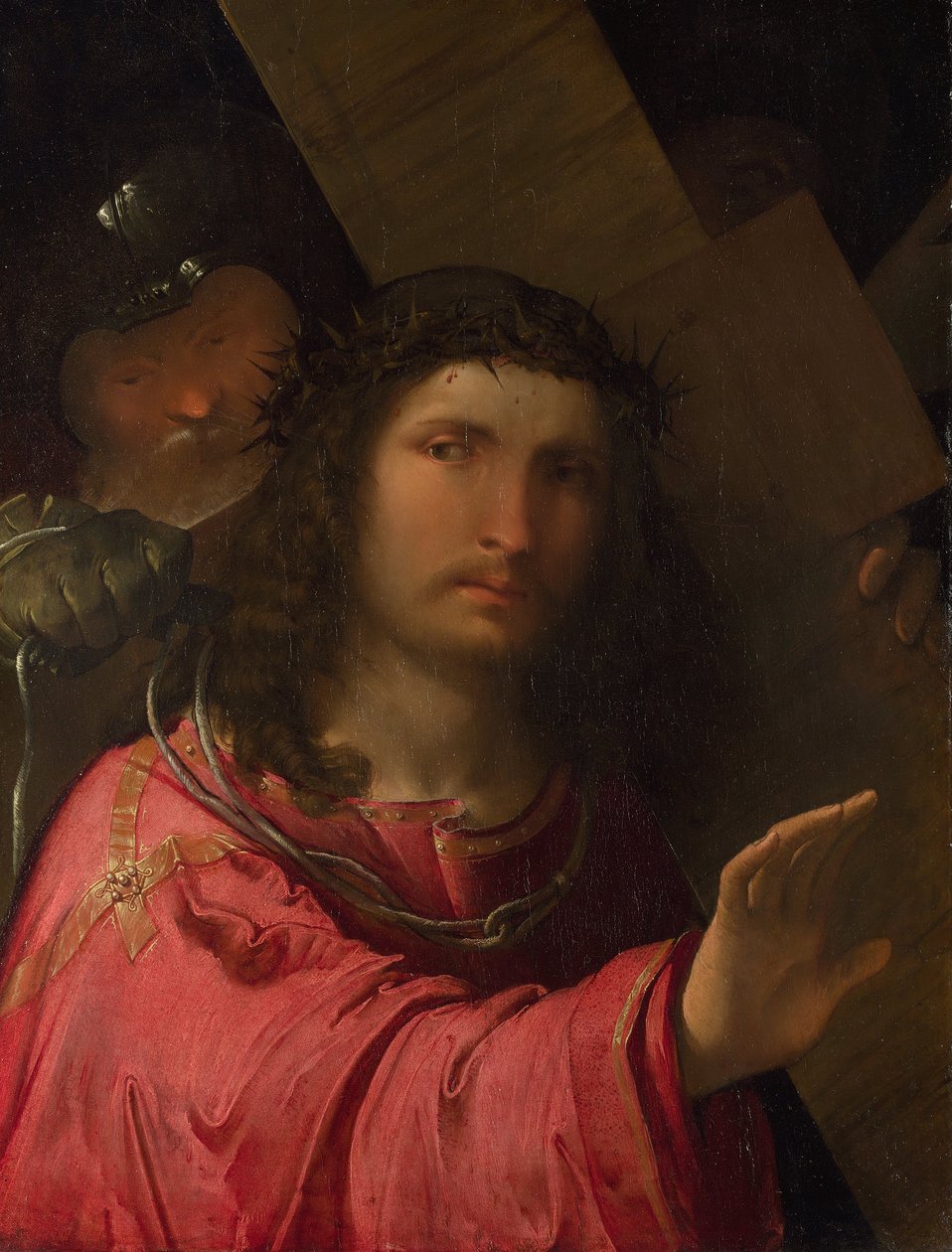 Christus trägt das Kreuz von Altobello Melone
