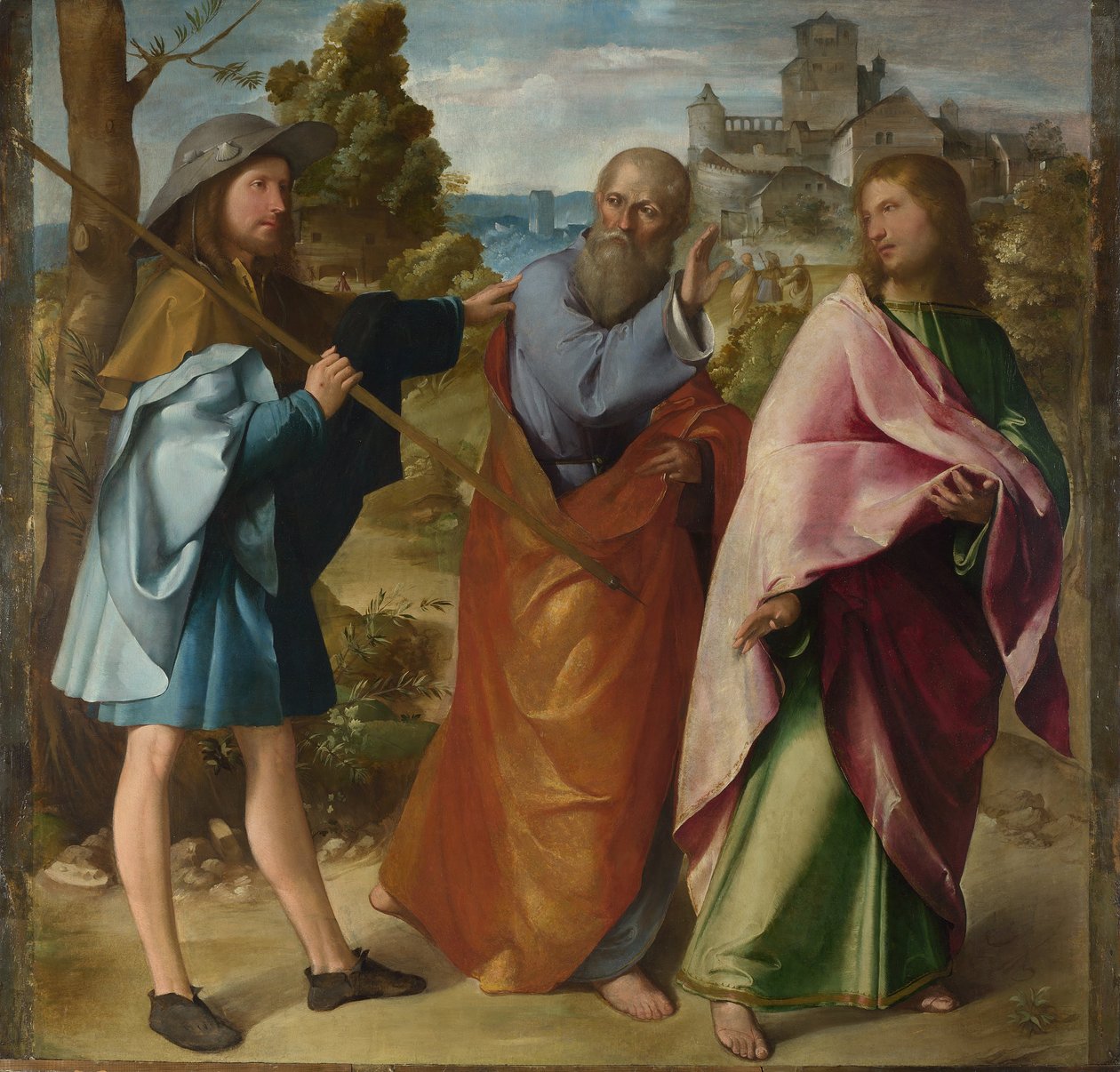 Der Weg nach Emmaus von Altobello Melone