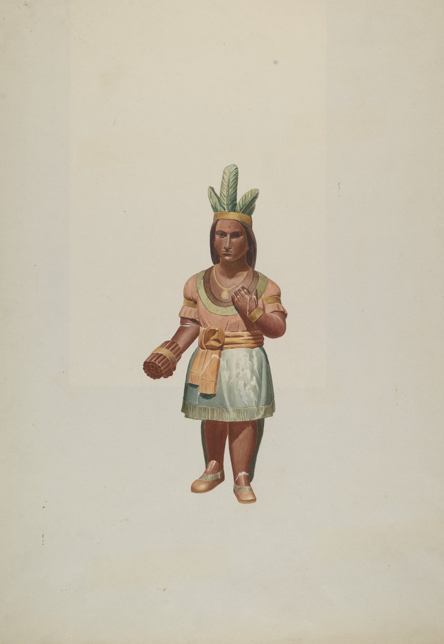 Indianer im Zigarrenladen von Alton K. Skillin