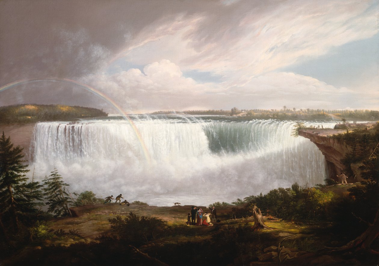 Der Große Hufeisenfall, Niagara, 1820 von Alvan Fisher