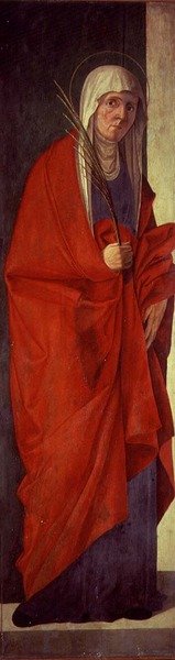 Weibliche Märtyrerin, ca. 1485-90 von Alvise Vivarini