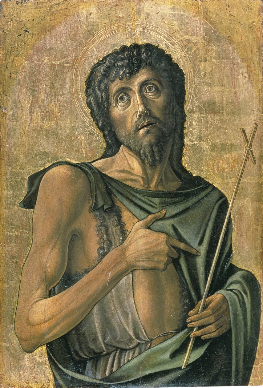 Johannes der Täufer von Alvise Vivarini