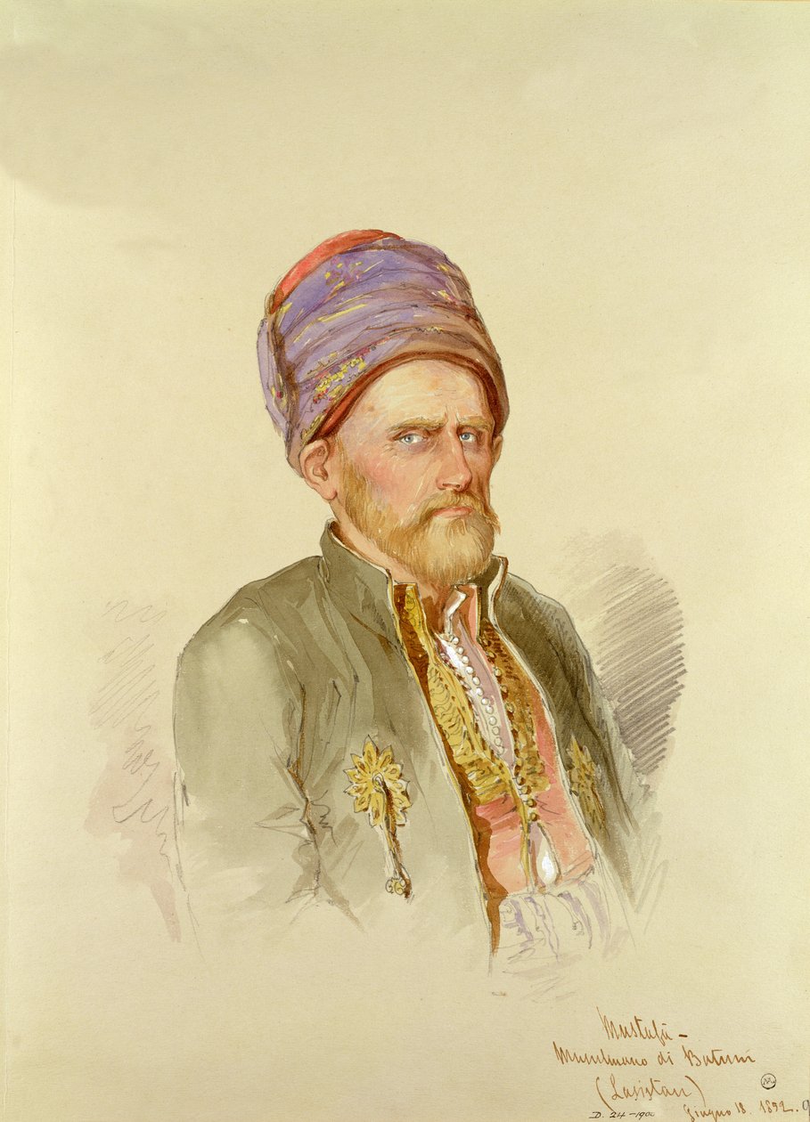 Mustapha - Moslem aus Batum, ca. 1852 von Amadeo Preziosi