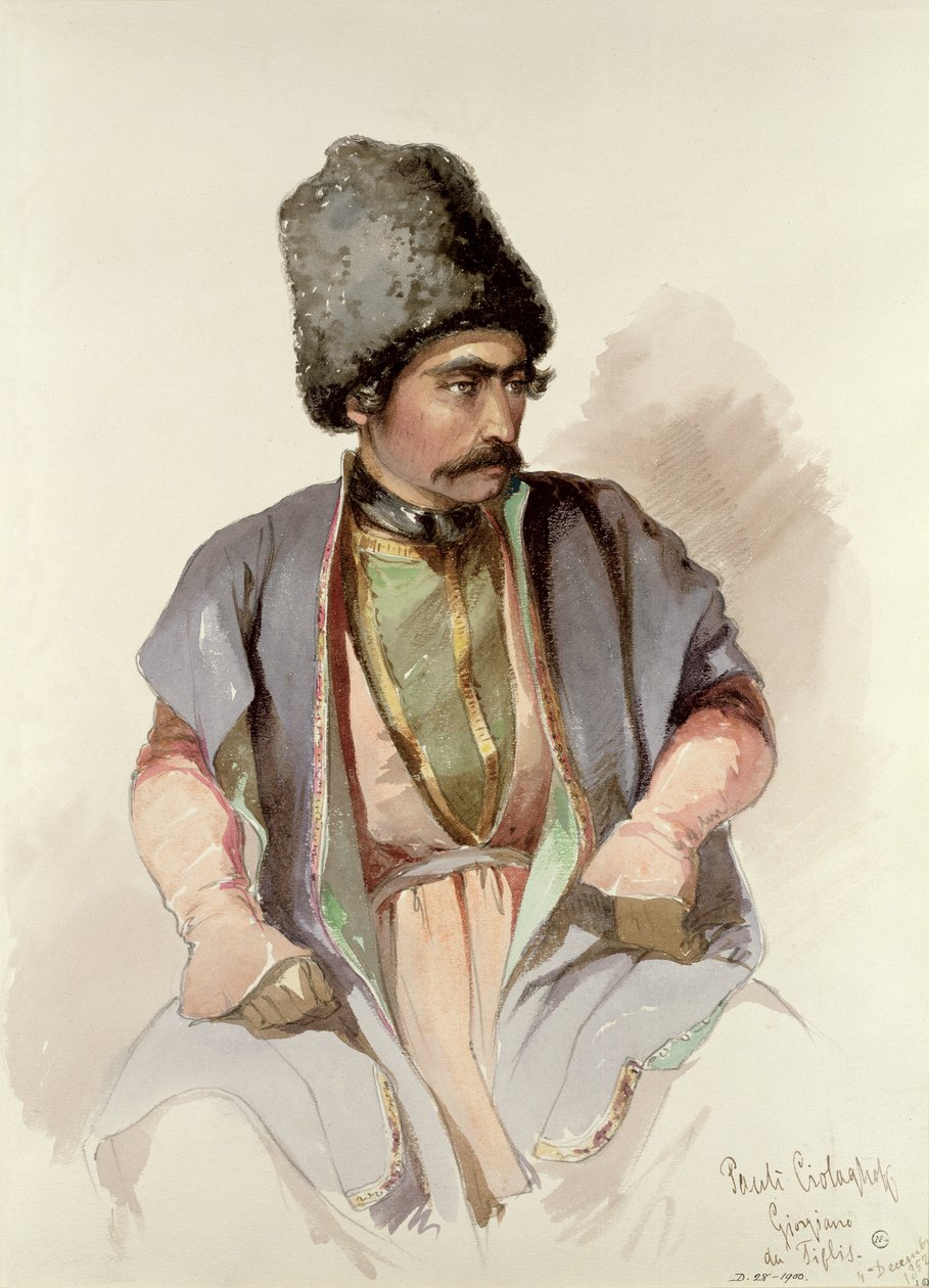 Paul - Ein Georgier aus Tiflis, 1852 von Amadeo Preziosi