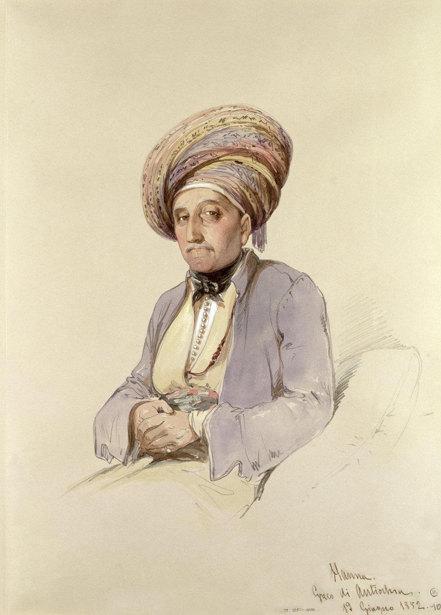 Hanna - Ein Grieche aus Antiochia, 1852 von Amadeo Preziosi