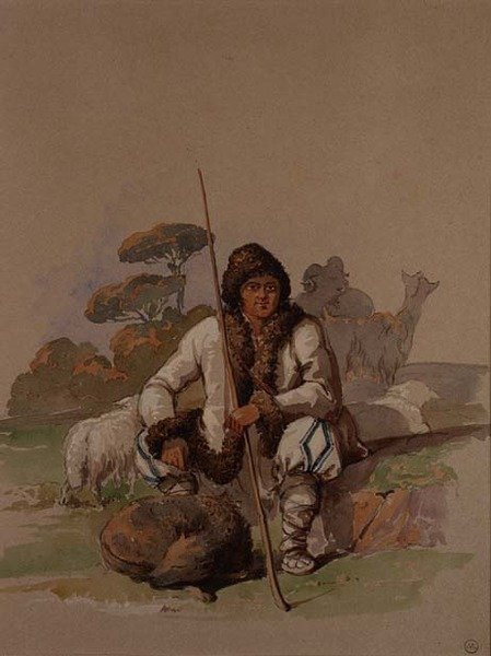 Schäfer, ca. 1855 von Amadeo Preziosi