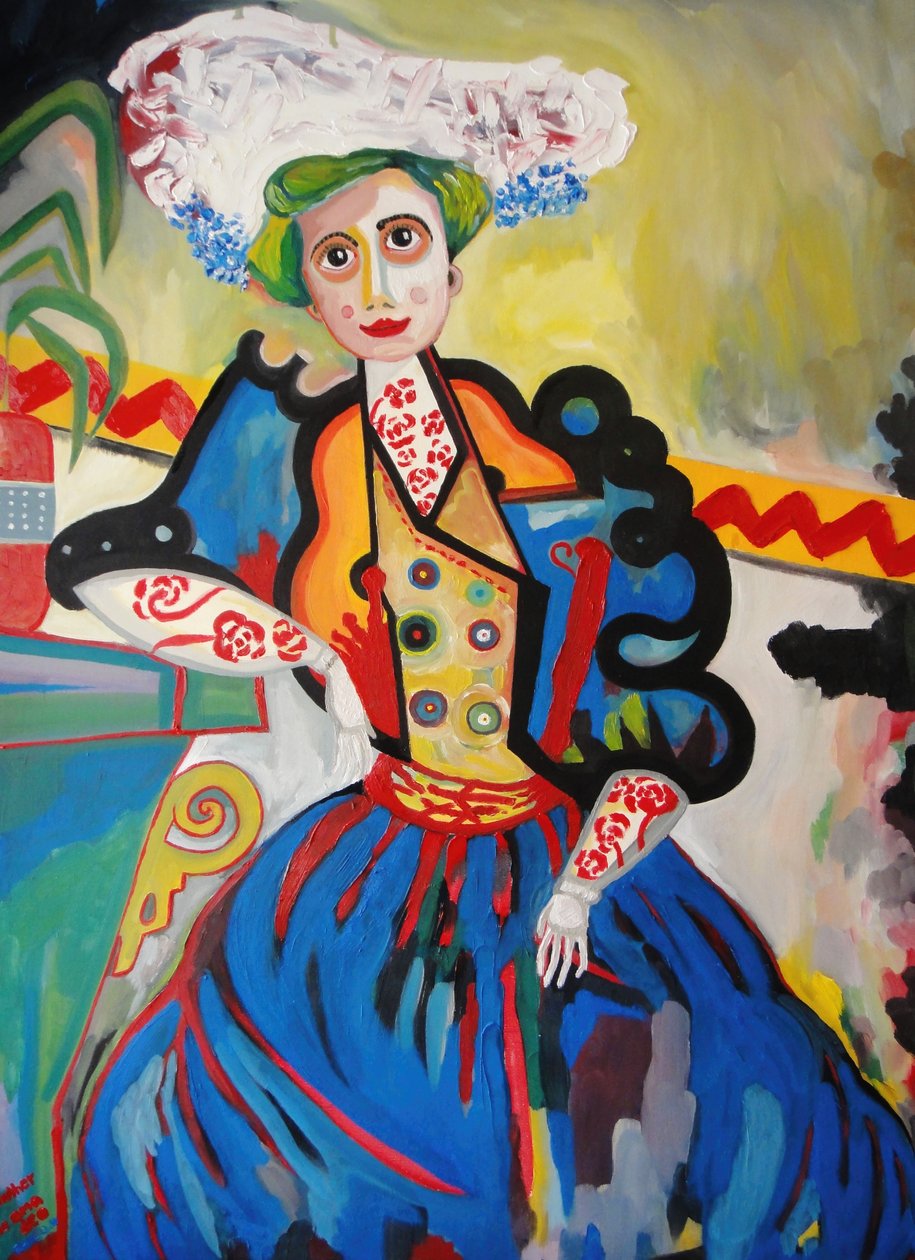 Eine Frau von Amadeu de Souza Cardoso