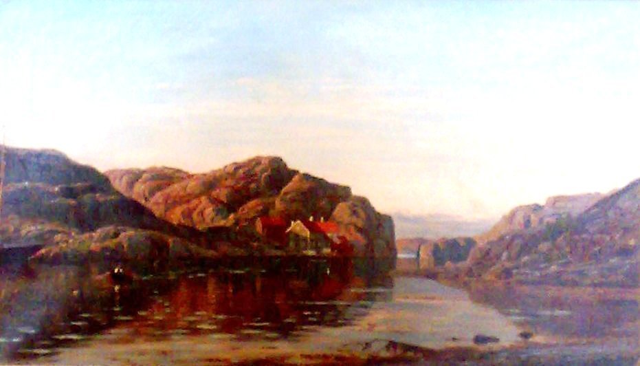 Morgen bei Ny-Hellesund von Amaldus Nielsen