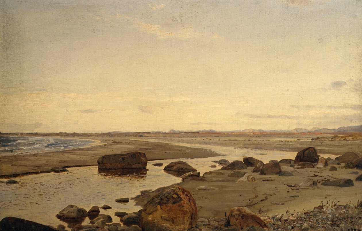 Abend in Nærland von Amaldus Nielsen