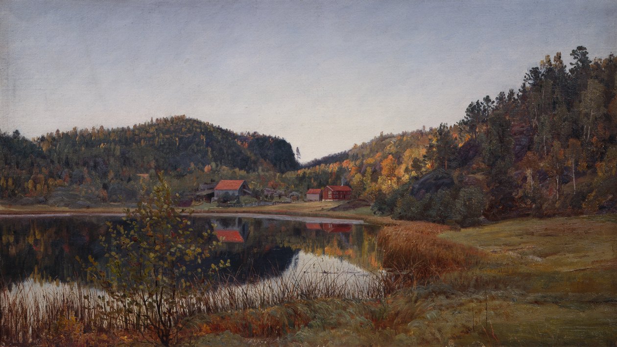 Trom Tjenndalen bei Risør von Amaldus Nielsen