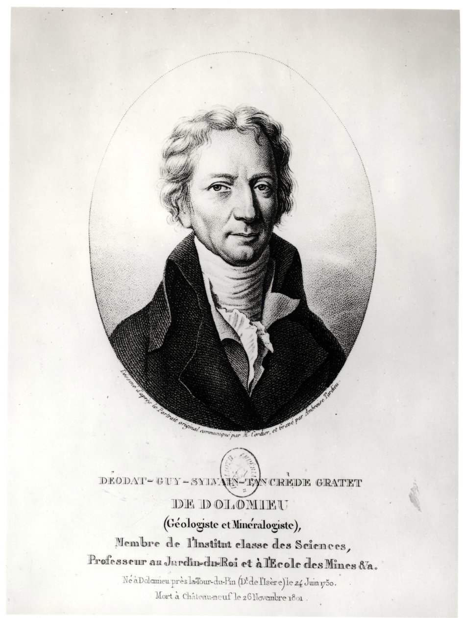 Dieudonne Dolomieu (1750-1801) von Ambroise Tardieu