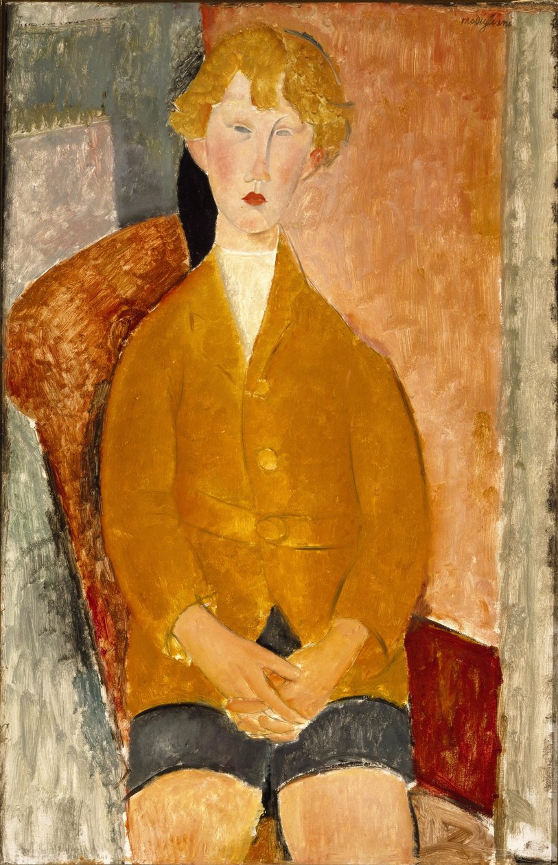 Junge in kurzen Hosen von Amedeo Modigliani