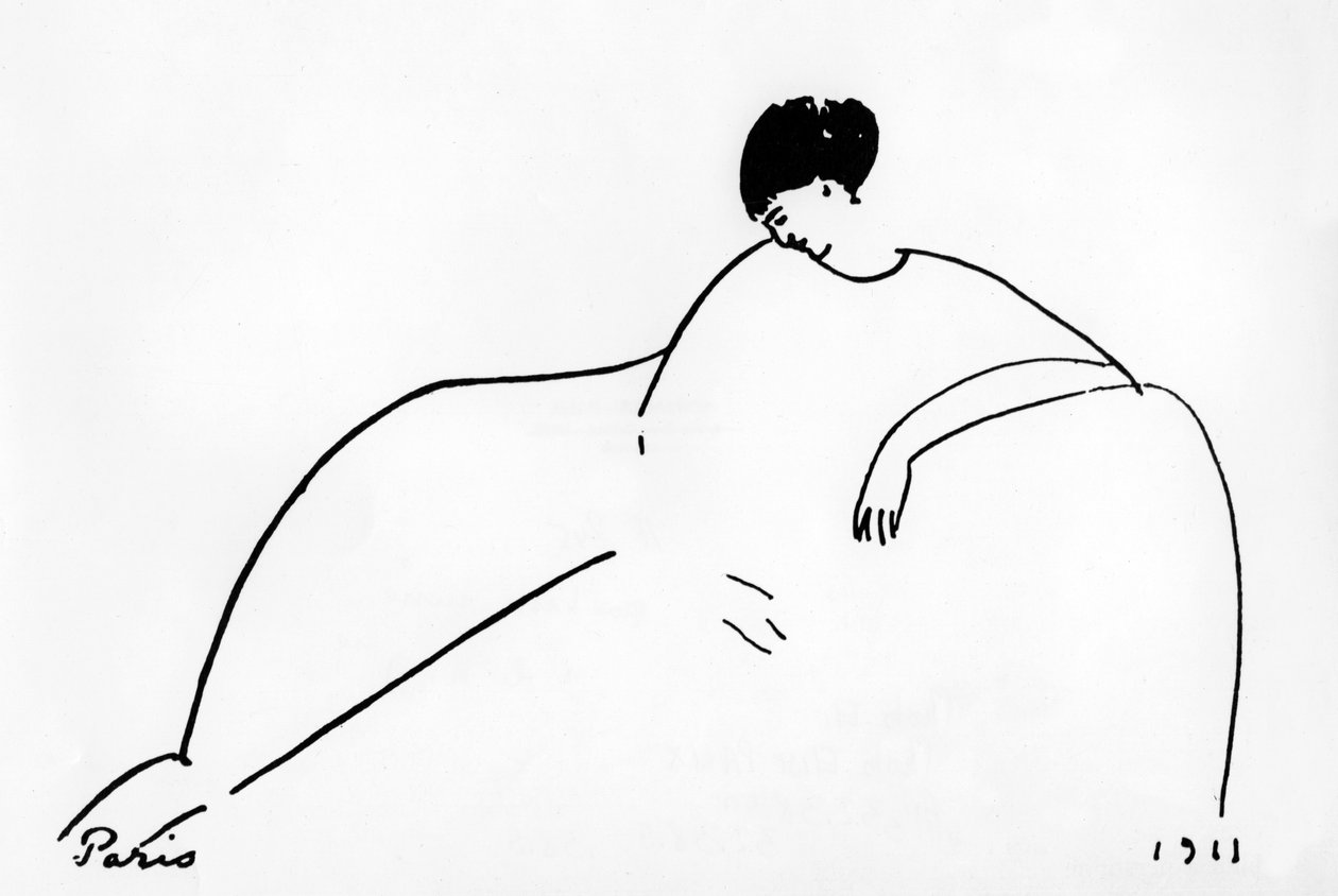 Anna Achmatowa (1889-1967) russische Dichterin von Amedeo Modigliani