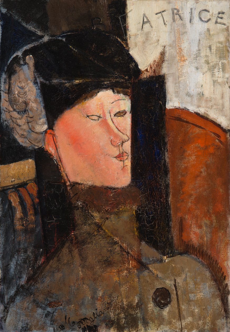 Beatrice (Porträt von Béatrice Hastings) von Amedeo Modigliani