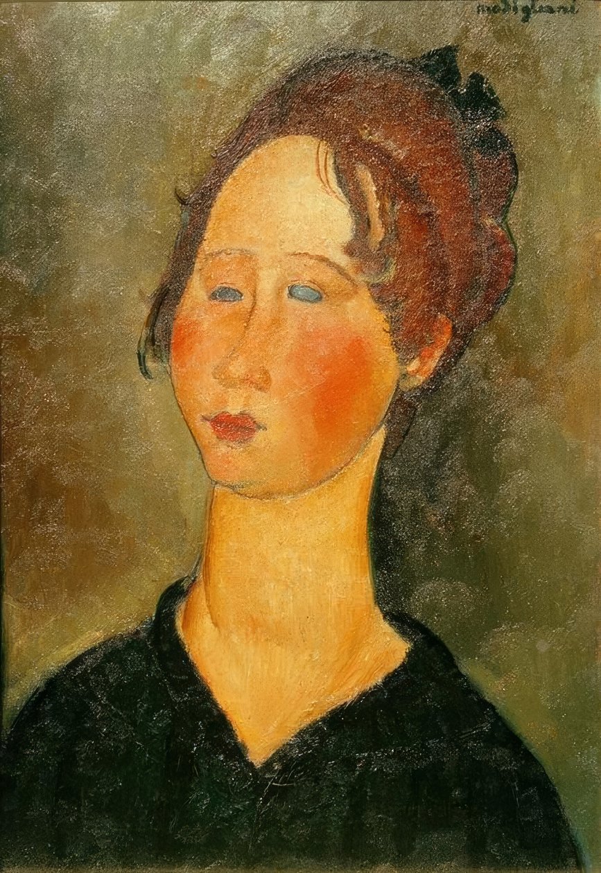 Die Burgunderin von Amedeo Modigliani