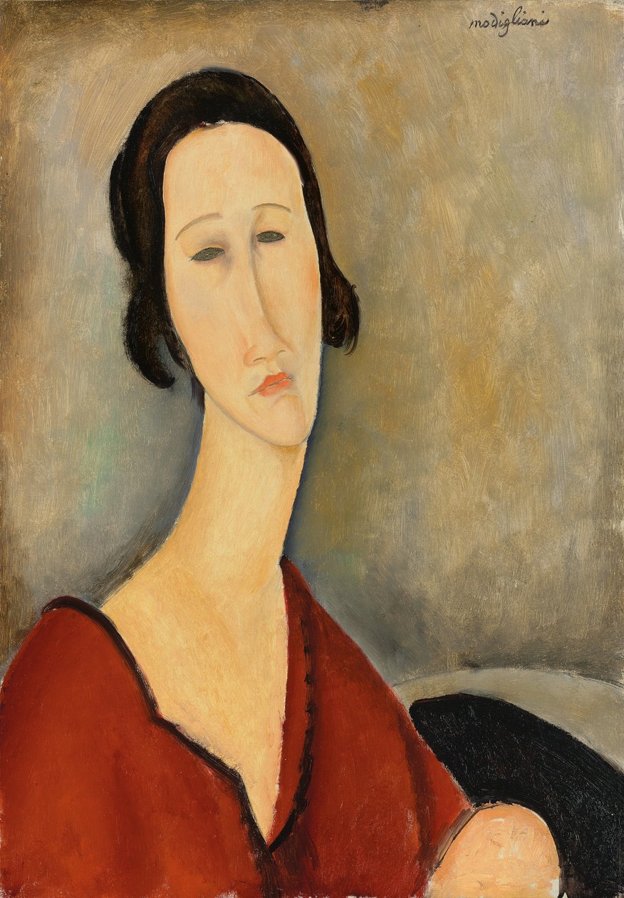 Madame Hanka Zborowska, 1917 von Amedeo Modigliani