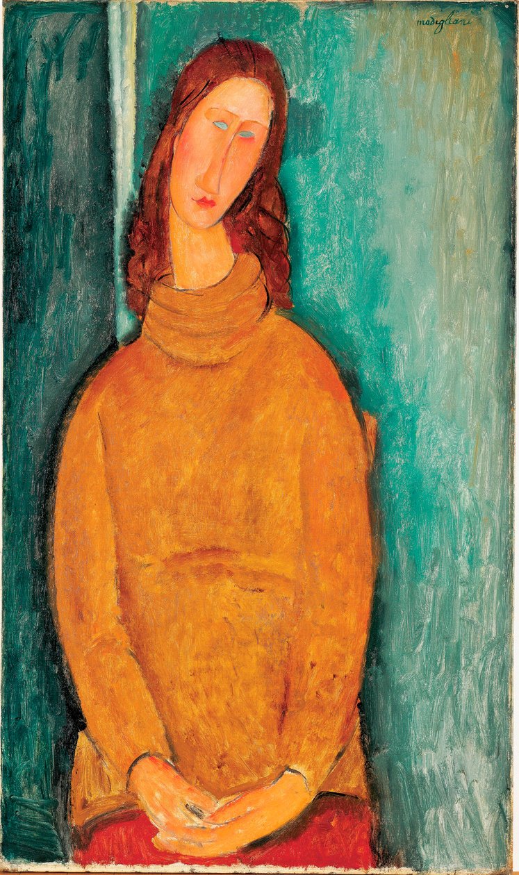 Porträt von Jeanne Hébuterne von Amedeo Modigliani