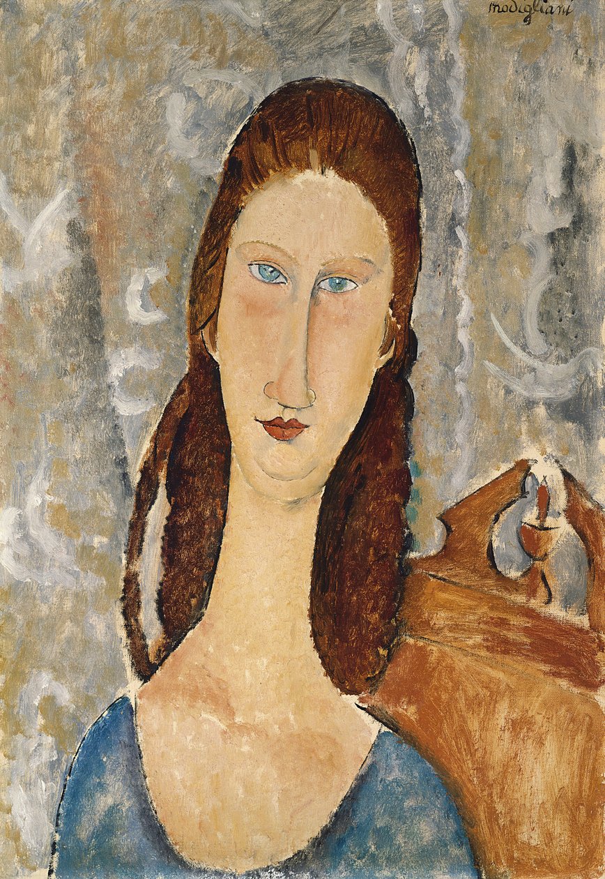 Porträt von Jeanne Hébuterne von Amedeo Modigliani