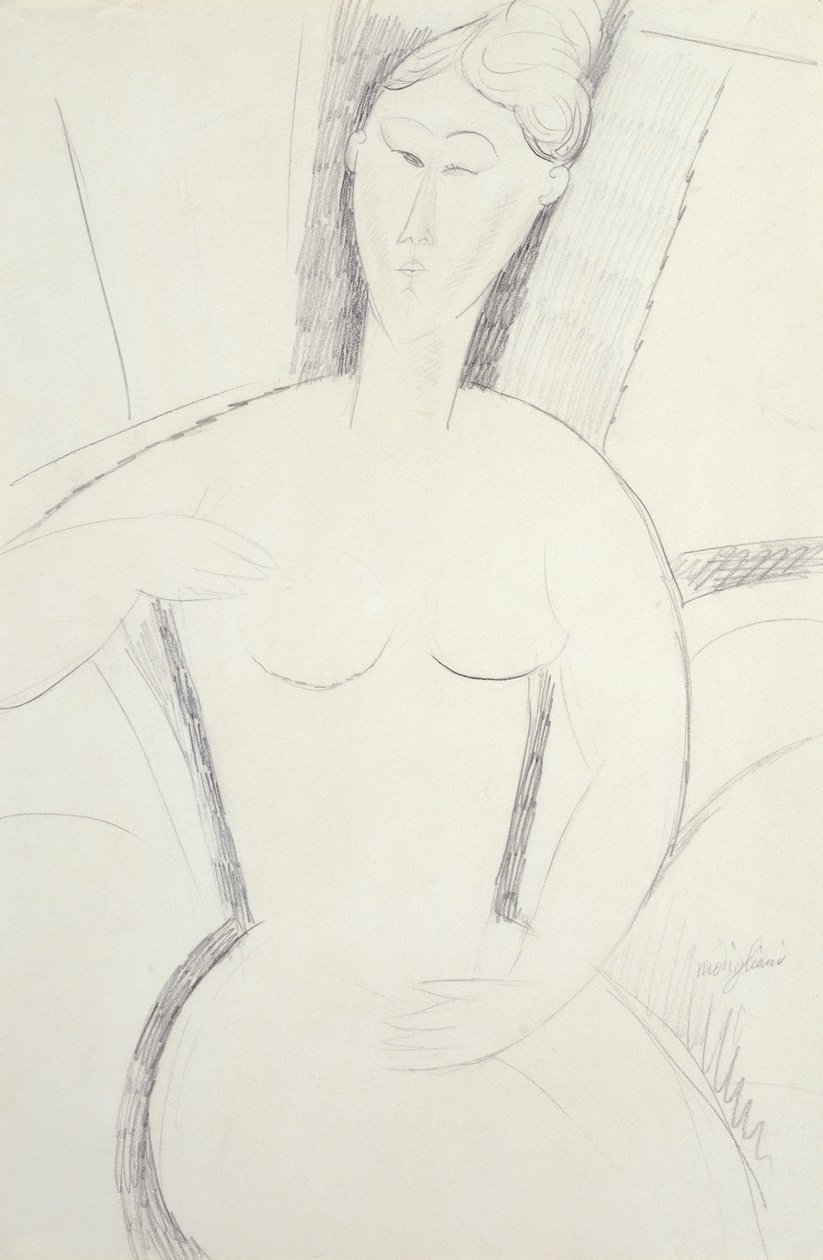 Sitzende Frau von Amedeo Modigliani