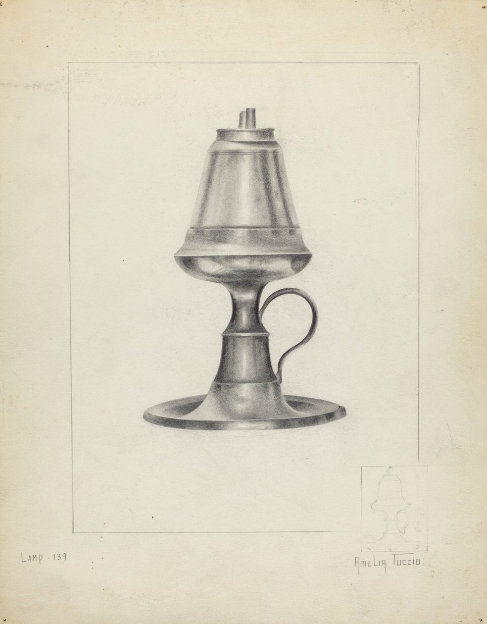 Camphenelampe von Amelia Tuccio