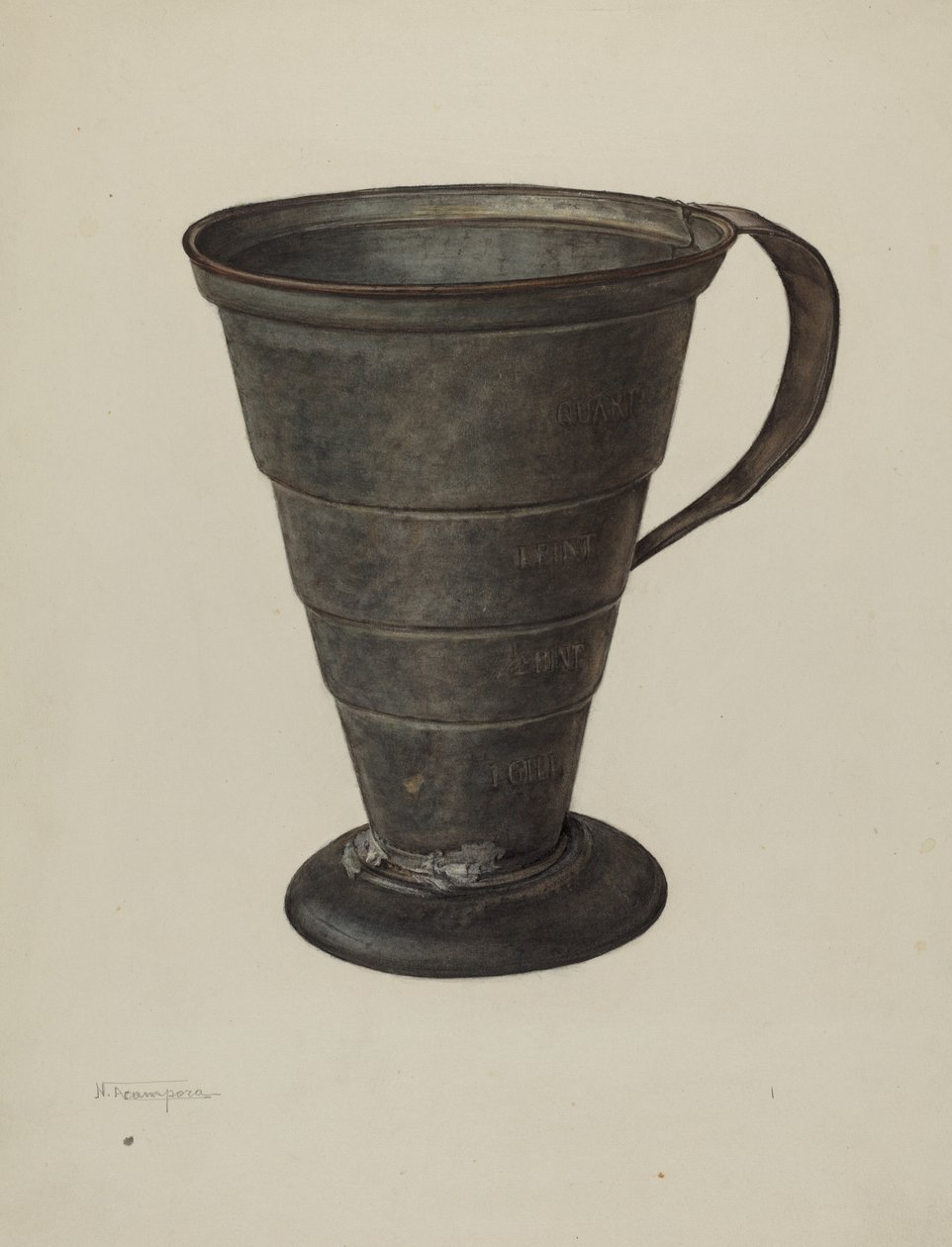 Abgestufter Messbecher von Amelia Tuccio
