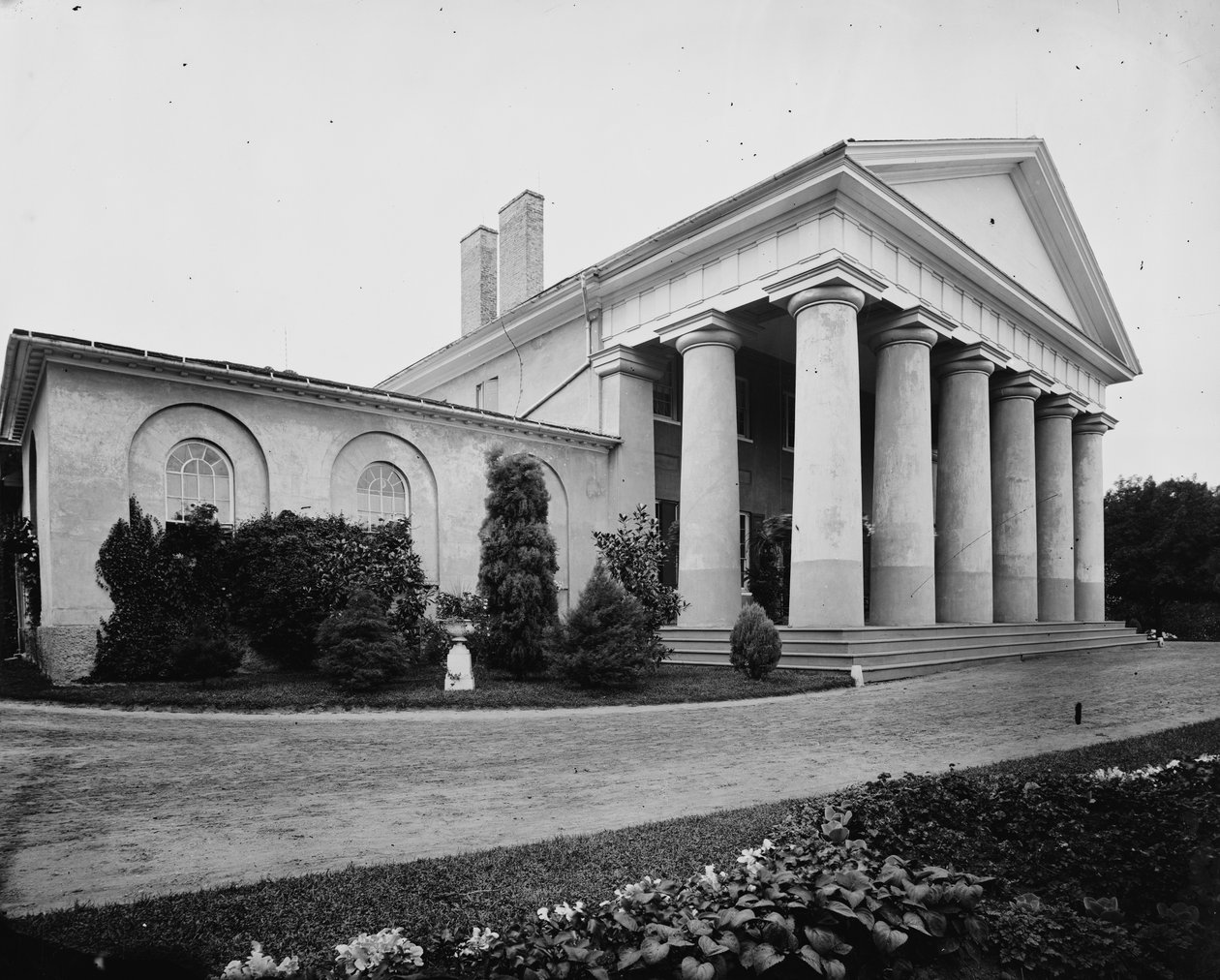 Lee Mansion - Außenansicht, 1860-80 von American Photographer