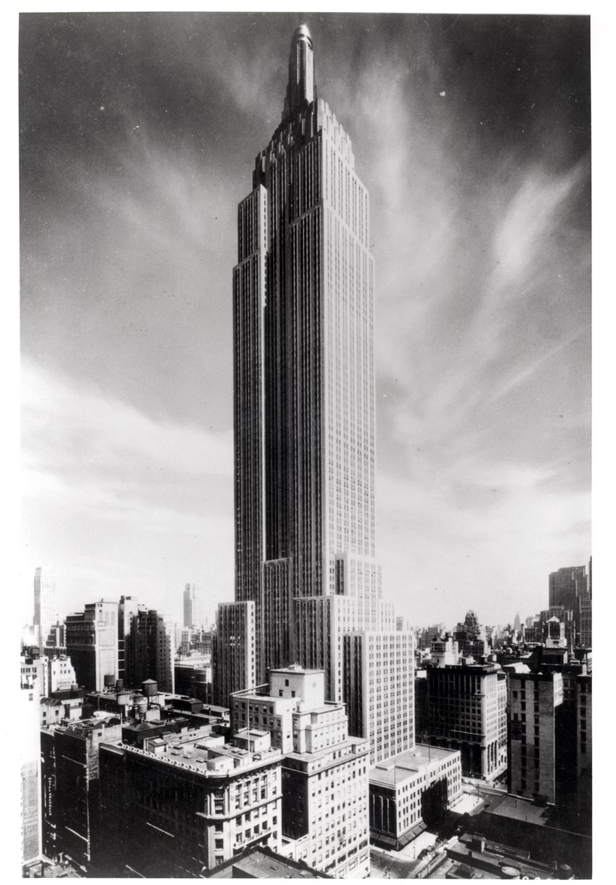 Das Empire State Building, um 1931 von American Photographer