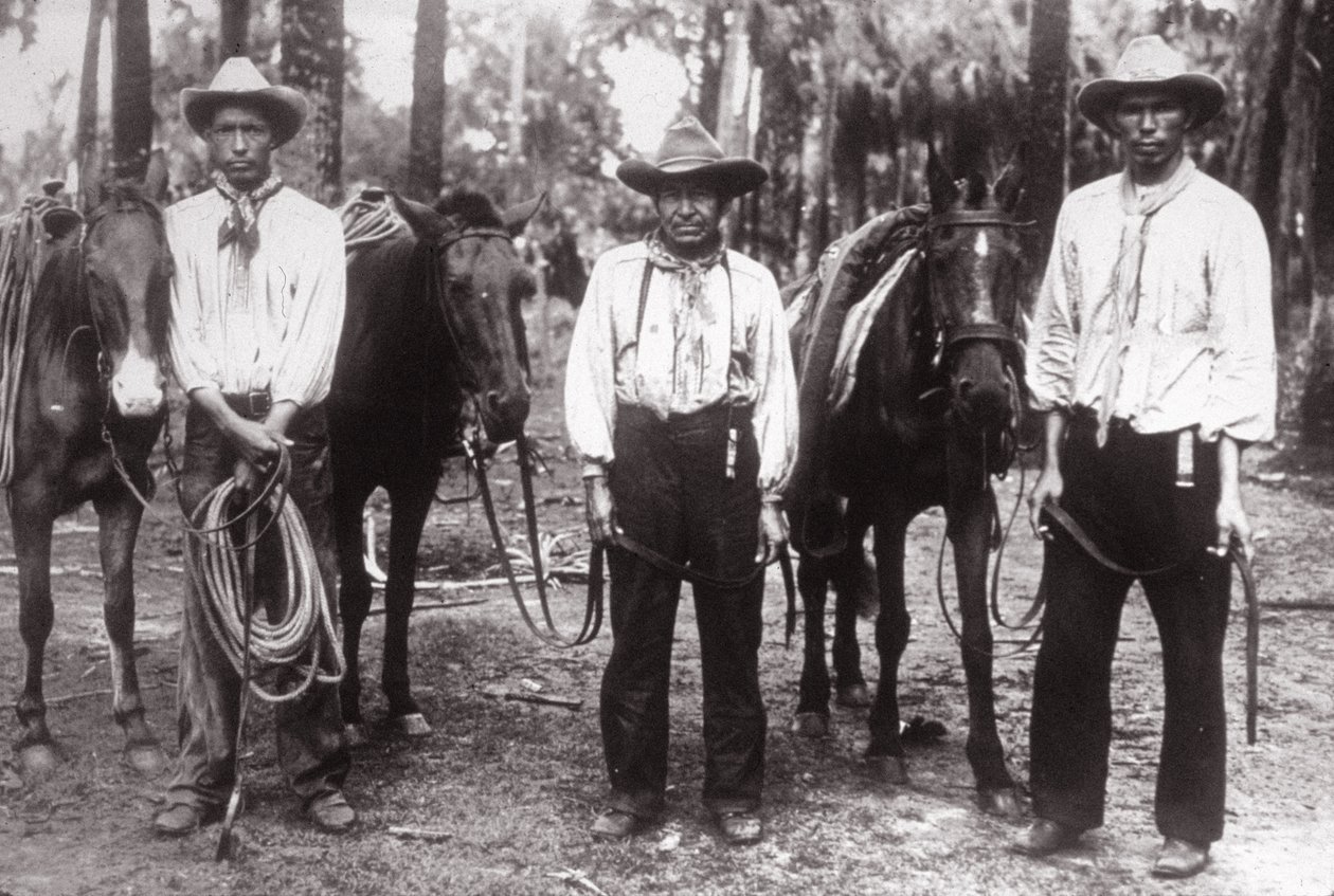Drei Seminole-Indianer von American Photographer