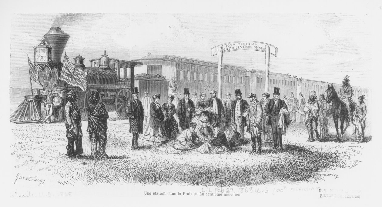 Eine Station in der Prärie: Der 100. Meridian von American School