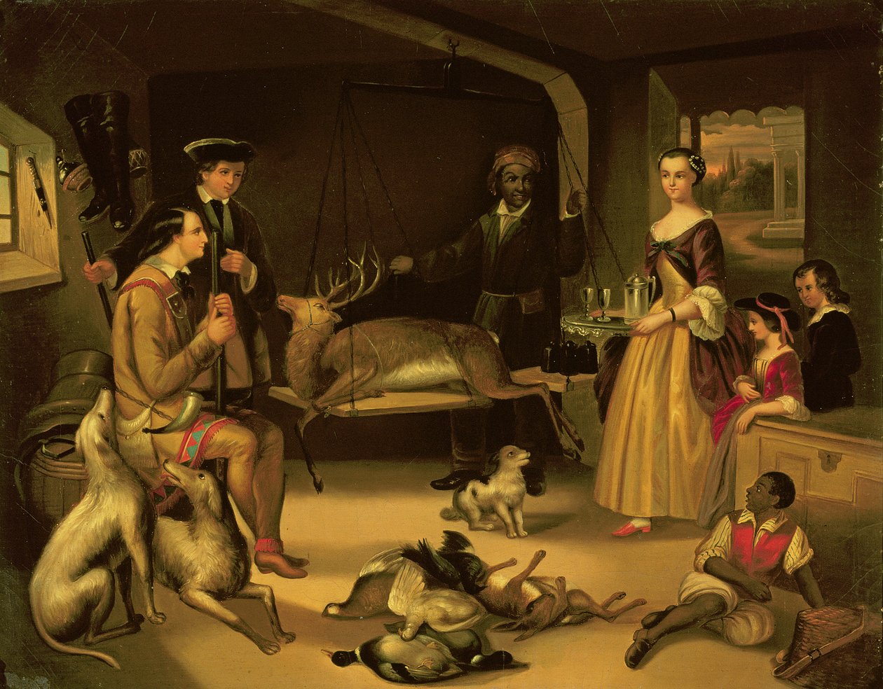 Mount Vernon in alten Zeiten von American School