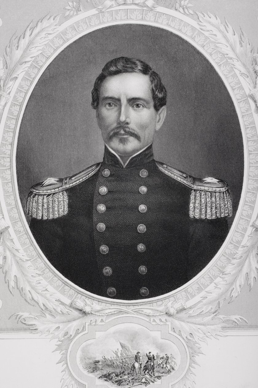 Porträt von General Pierre Gustave Toutant Beauregard (1818-93) von American School