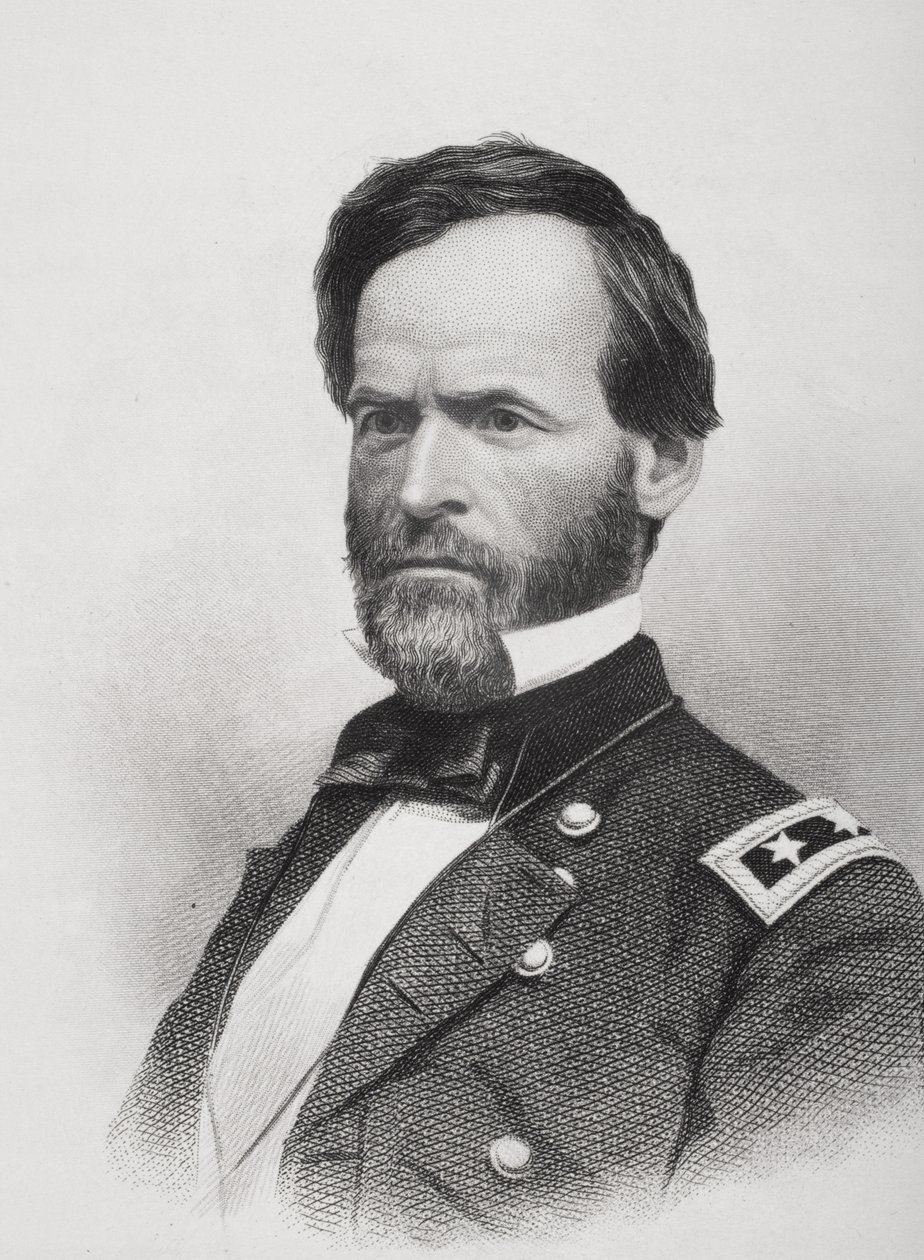 Porträt von General William Tecumseh Sherman von American School