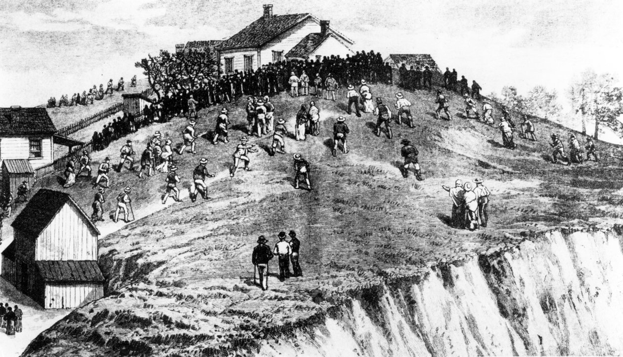 Das Haus in St. Joseph, wo Jesse James getötet wurde von American School