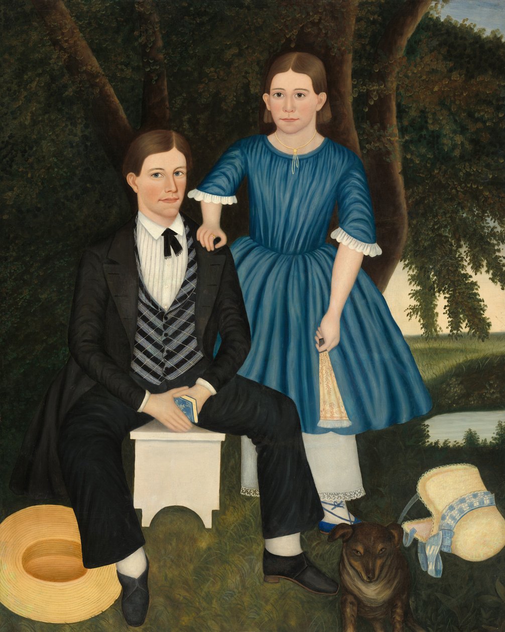 Bruder und Schwester von American 19th Century