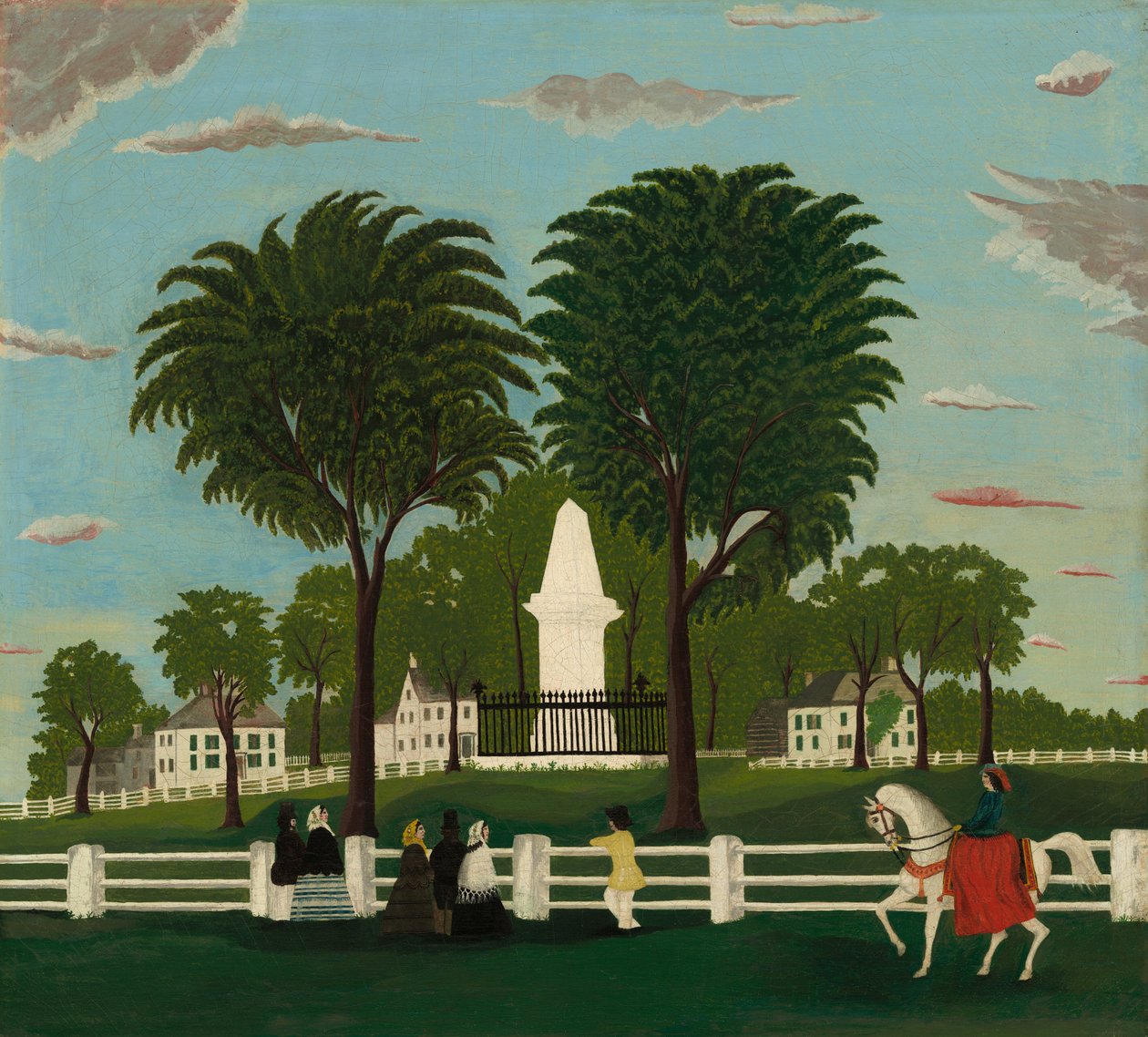Lexington-Kampfdenkmal von American 19th Century