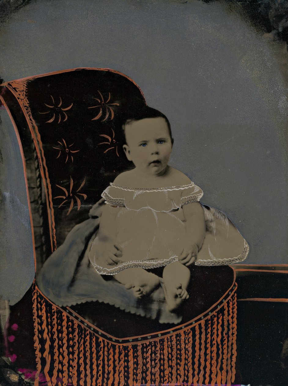 Porträt eines Babys von American 19th Century